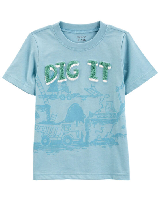 Camiseta Carter's Dig It en relieve