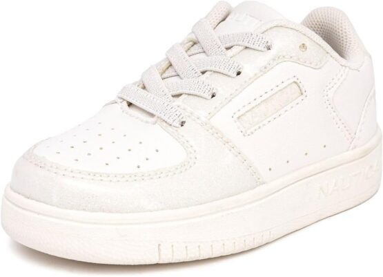Tenis Nautica Monsanto Girls White/Glitter