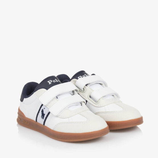 Tenis Polo Ralph Lauren Ivory/White