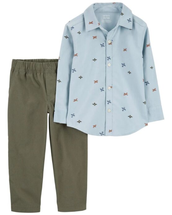 Conjunto de Avioncitos Carter's de Niño