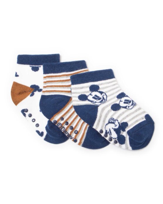 St Jacks Mickey Mouse Paquete de 3 Calcetines
