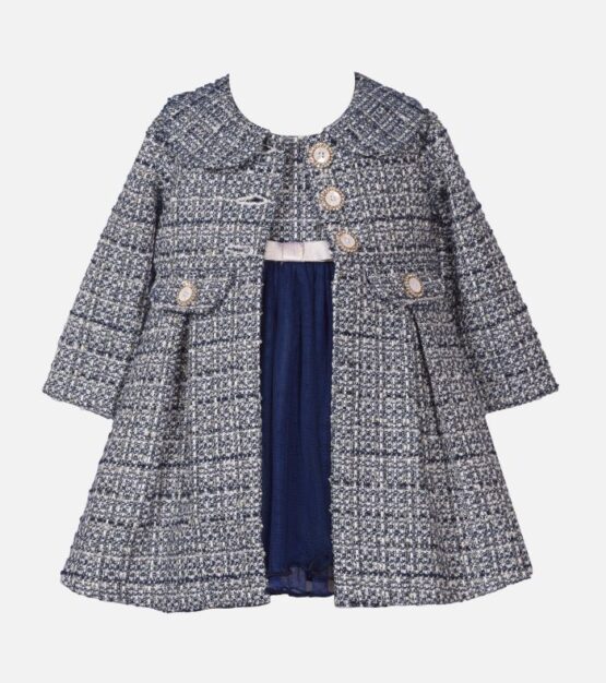 Vestido de Ocasion Sofia Boucle con Abrigo