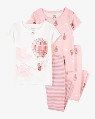 Carter's Pijama de Globos 4 Piezas