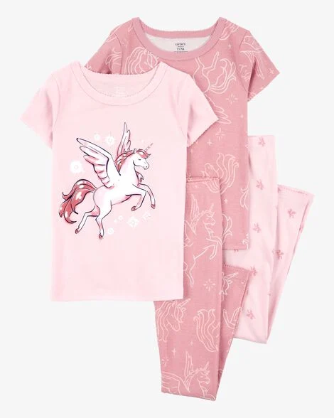 Carter's Pijama de Unicornio 4 Piezas