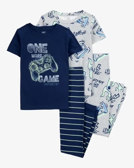 Carter's Pijama de Gamer 4 Piezas