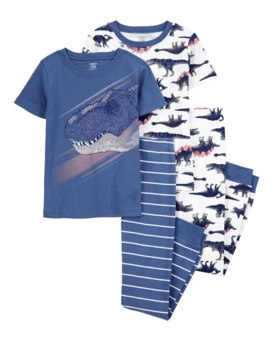Carter's Set de Pijama Dinosaurio Juvenil 4 Pcs