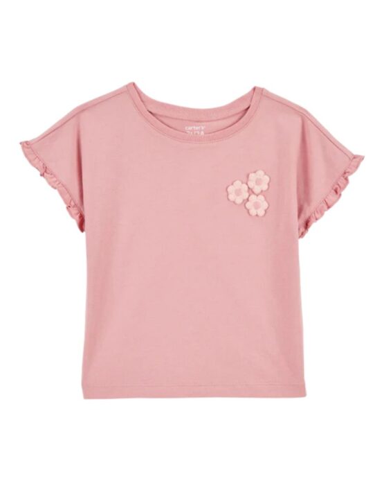 Blusa Carter's con Flores Bordadas