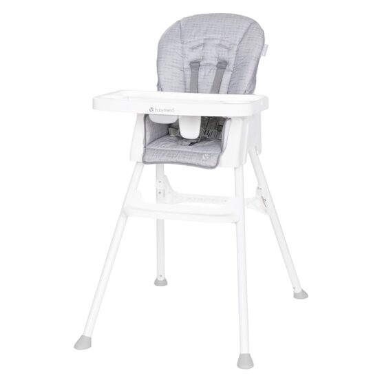 BabyTrend Adapt 4-in-1 High Chair to Toddler Chair, Crosshatch Grey