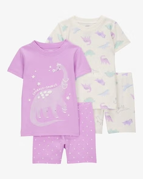 Carter's Pijama Dinosaurio 4 Piezas