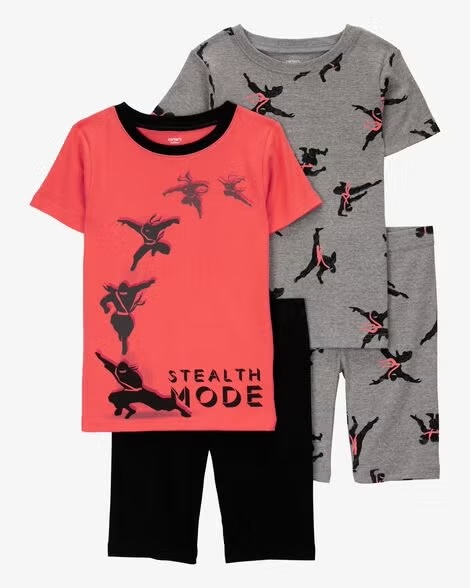 Carter's Pijama Ninja 4 Piezas