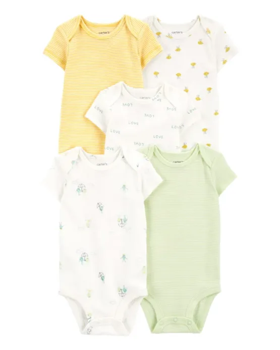 Set de 5 Mamelucos Carter's Unisex