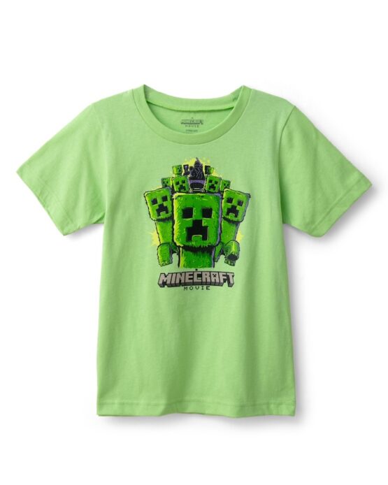 Camiseta Minecraft Pelicula Juvenil St. Jack's
