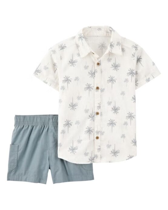 Conjunto Manga Corta Carter's de 2 Pcs