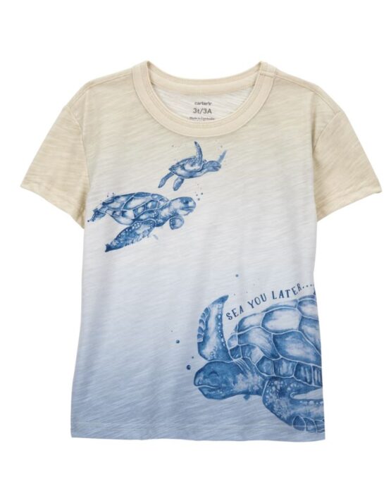 Camiseta Carter's con Tortugas