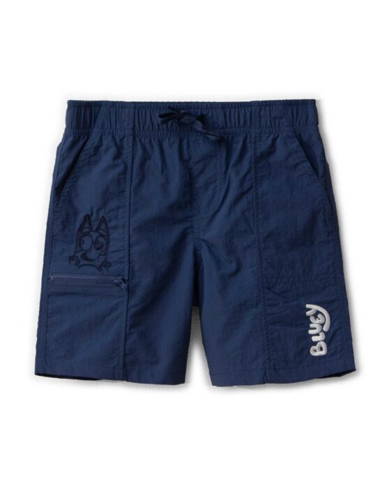 Short Cargo Navy con Bordado de Bluey St Jacks