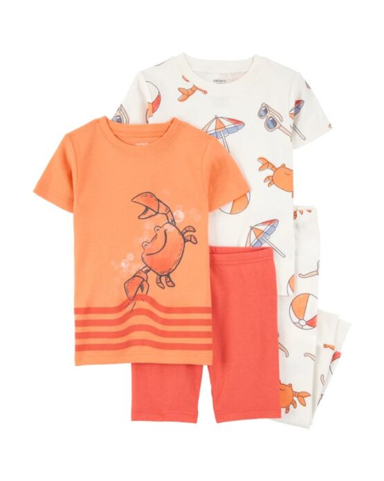 Carter's Pijama de Cangrejo 4 Piezas