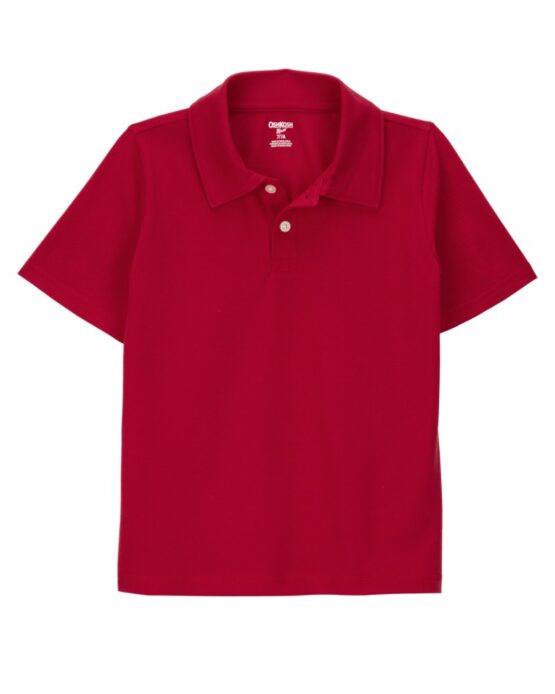 Camisa Oshkosh Toddler y Juvenil Roja