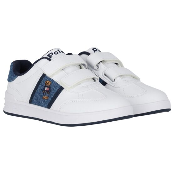 Tenis Polo Ralph Lauren Blanco con Osito