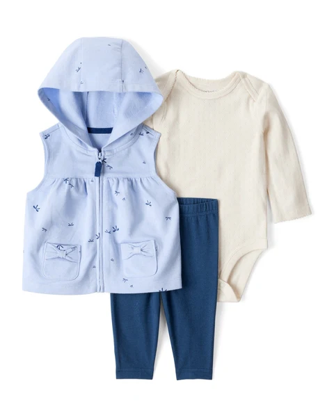 Conjunto con Sueter Carter's de 3 Pzs