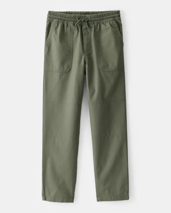 Pantalón Carter's Pull-On Con Cordón Ajustable En Verde