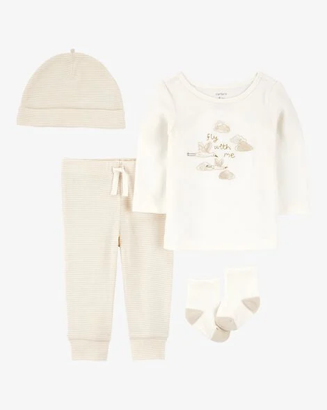 Carter's Conjunto de 4 Pcs Vuela Conmigo