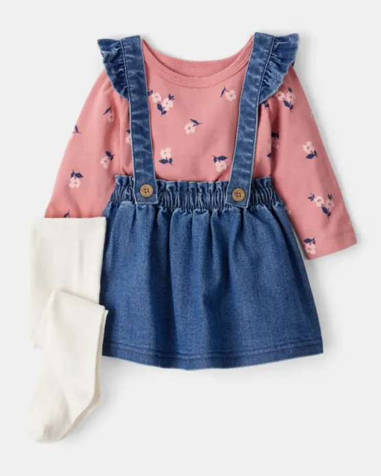 Conjunto Carter's de Tirantes de 3 Piezas