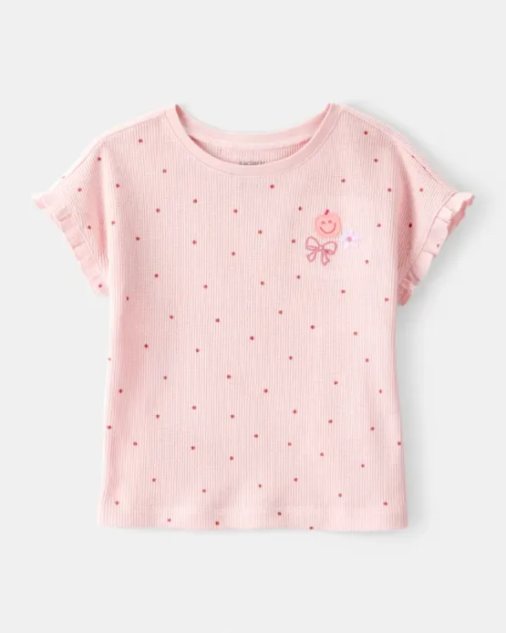 Blusa Carter's Manga Corta Lunares