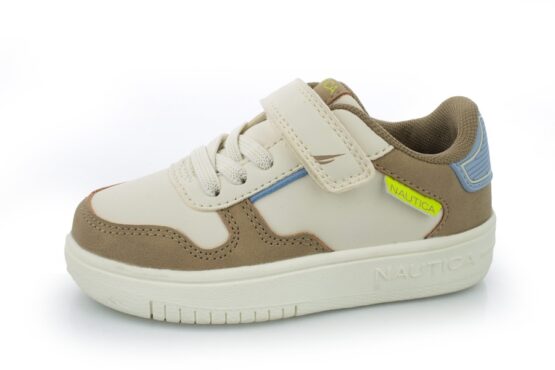 Tenis Nautica Almina Boys Taupe Multi