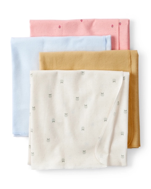 Paquete de 4 mantas Receptoras Manzanitas Carter's