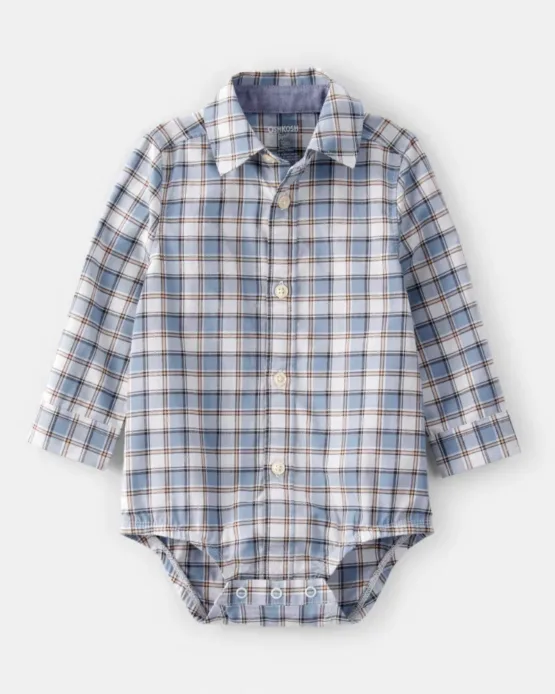 Camisa tipo Mameluco Manga Larga Bebe Carter's