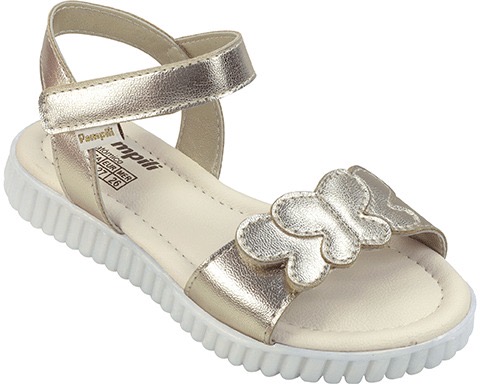 Sandalia Pampili Dorada con Mariposas
