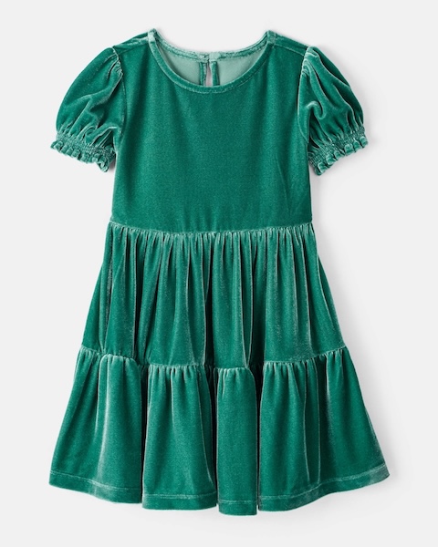 Vestido Carter's Manga Corta Verde