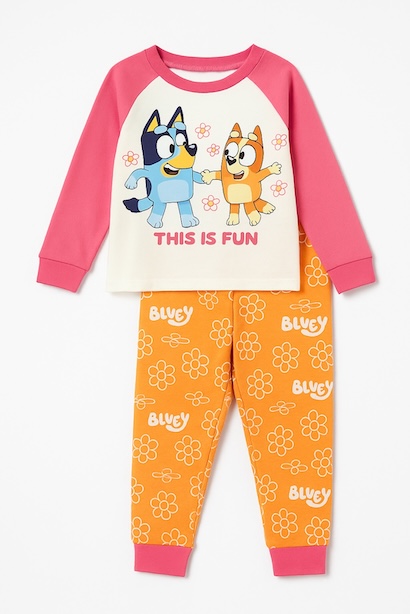 Pijama de Bluey Fun Azul St Jacks