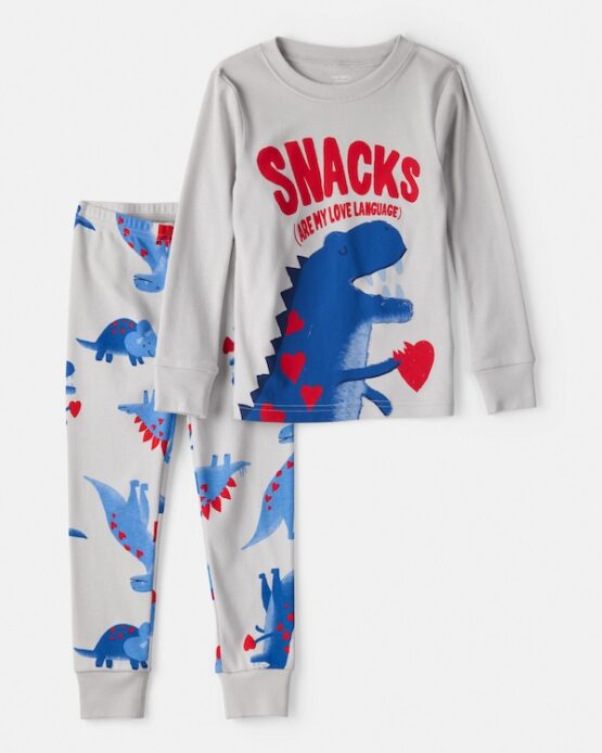 Set Pijama Carter's de botones Dino