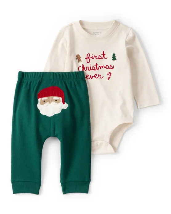 Carter's Conjunto de 2 Pcs First Christmas