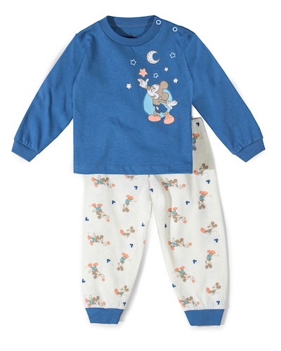 Pijama de Mickey Luna/Azul