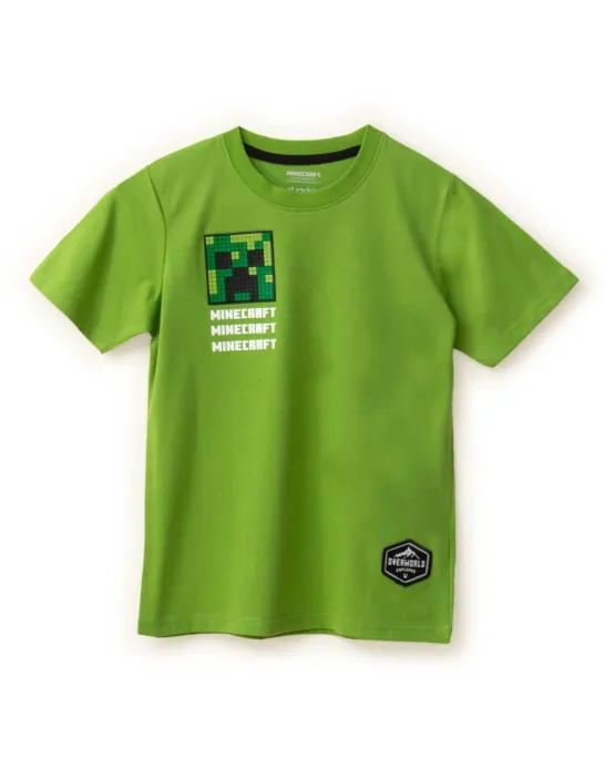 Camiseta Minecraft Badge St Jack's