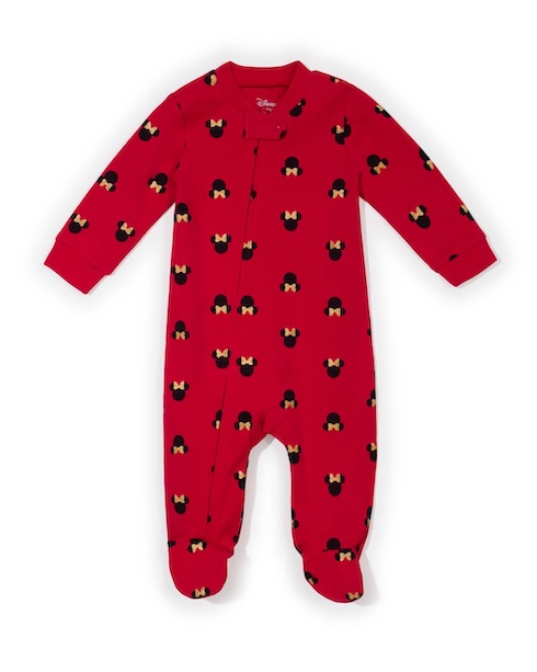 Pijama de Minnie Ziper Roja