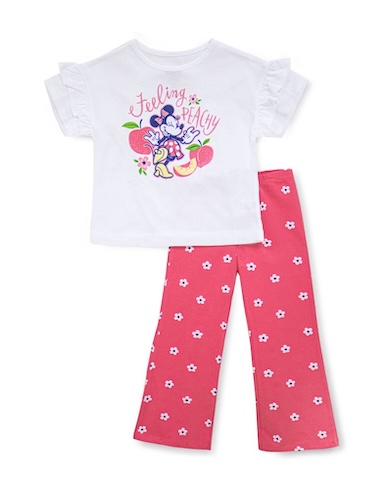 Conjunto de Minnie Mouse Feeling Peachy