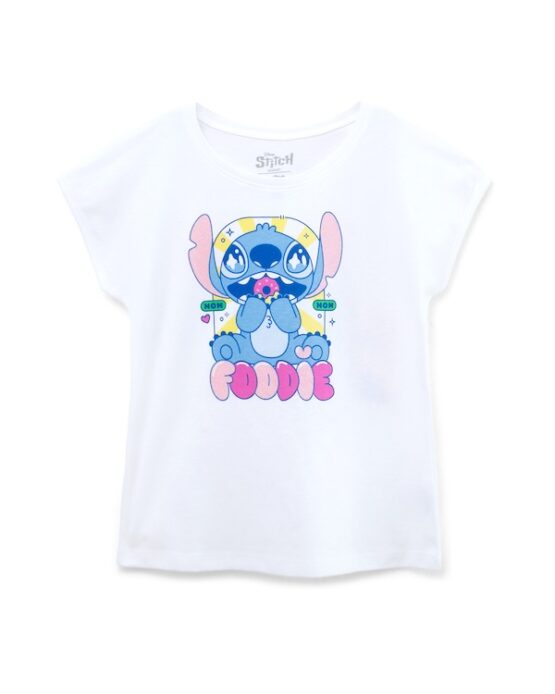 Blusa Stitch Foodie Blanca  St Jack's