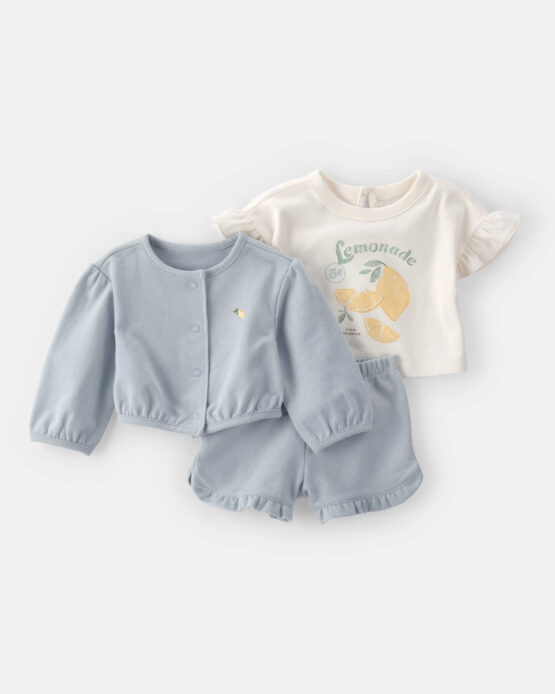 Carter's Conjunto de 3 Piezas Lemonade
