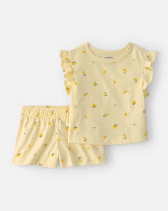 Carter's Conjunto de 2 Piezas Amarillo