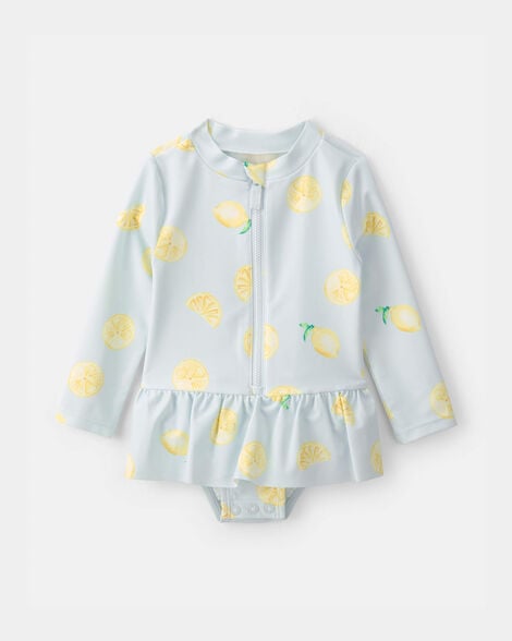 Carter's Traje De Baño De 1 Pieza De Protección Solar Con Limones