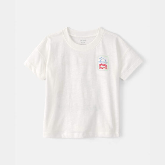 Camiseta Carter's Me And The Sea- Blanco
