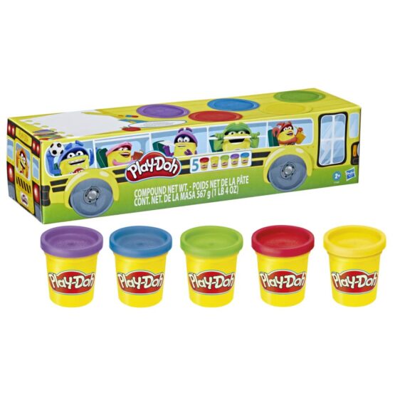 PLASTILINA PLAY-DOOH BACK TO SCHOOL 5 PACK
