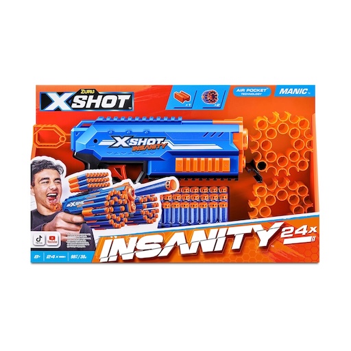 X-SHOT INSANITY SERIES MANIC 48DART