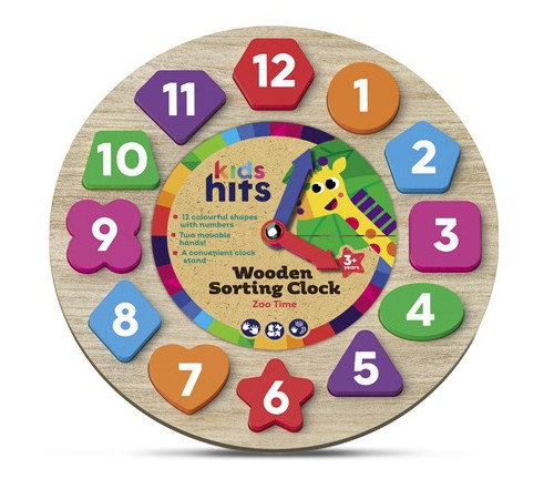 Reloj de Madera Hora del Zoológico