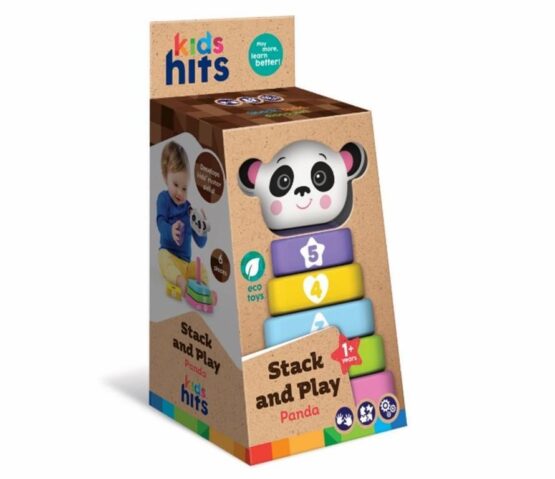 Apila y Juega Panda De Madera