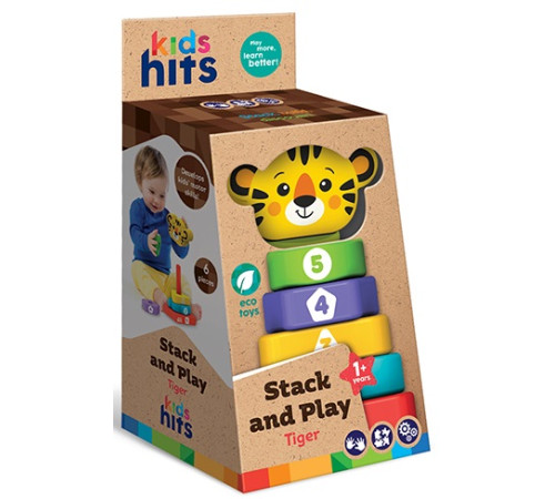 Apila y Juega Tigre De Madera