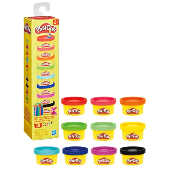 PD SET DE PLASTILINA PLAY-DOH PACK 10PCS